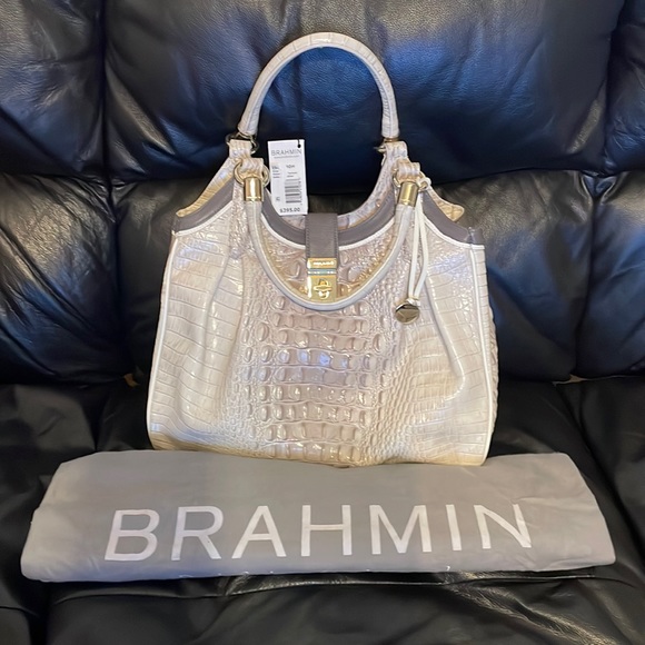 Brahmin Elisa Palomino Texture genuine leather - Picture 1 of 7